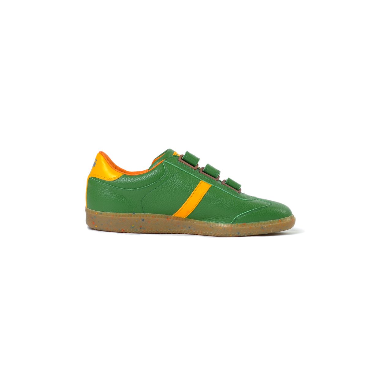 Tisza cipő - Delux - Zöld-sárga