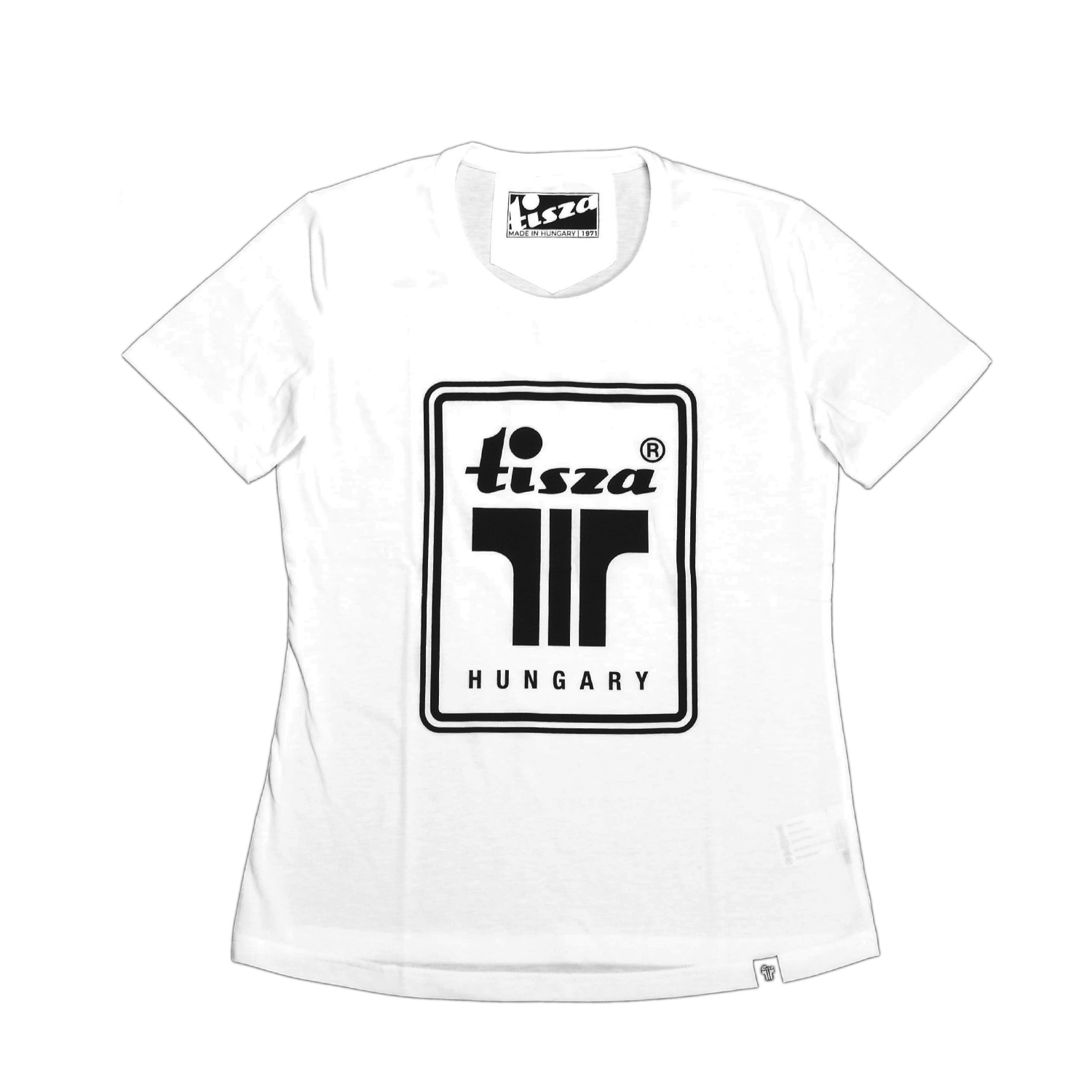 Tisza cipő - Női póló - Fehér T logó