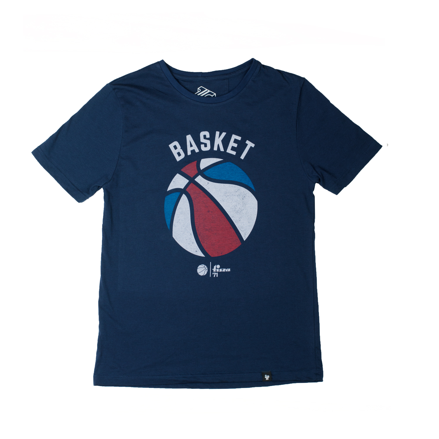 Tisza cipő-Póló-Basket-kék-piros